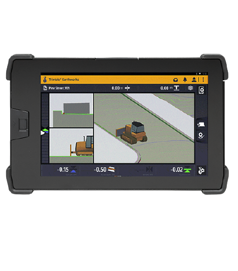 Trimble Earthworks — מערכת הנחיית מחפר